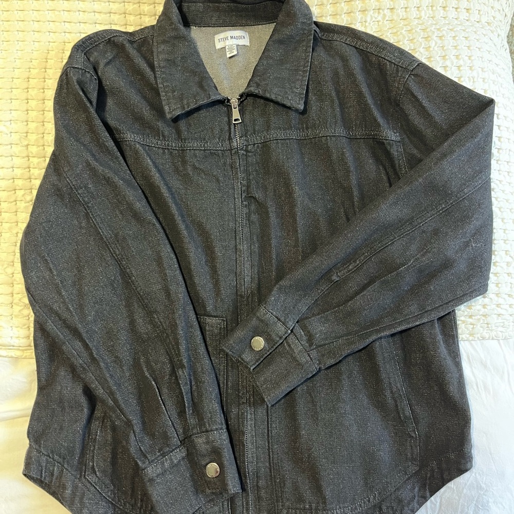 Steve Madden Charcoal Jacket - Picture 2 of 4